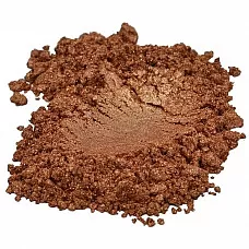 Bronce / dorado / marrón colorante mica pigmento en polvo cosmético grado 1 oz