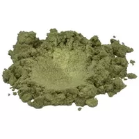 Verdigris gold / green luxury mica colorant pigment powder cosmetic grade 1 oz