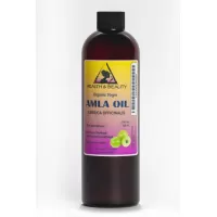 Amla / gooseberry seed oil unrefined organic virgin cold pressed pure 12 oz