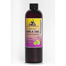 Amla / aceite de semilla de grosella espinosa sin refinar virgen orgánico prensado en frío puro 12 oz