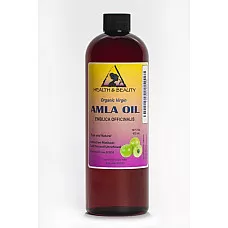 Aceite de semilla de grosella espinosa / amla sin refinar virgen orgánico prensado en frío puro 16 oz