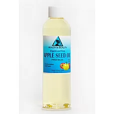 Aceite de semilla de manzana portador orgánico prensado en frío premium natural 100% puro 4 oz