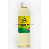 Buriti exotic fruit oil refined organic premium cold pressed 100% pure all natural 4 oz