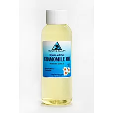 Aceite de manzanilla portador orgánico prensado en frío premium natural fresco 100% puro 2 oz