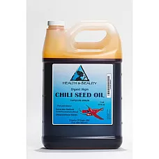 Chili pepper seed oil unrefined organic virgin cold pressed premium pure 7 lb