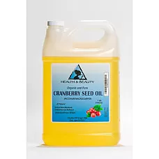 Cranberry seed oil refined organic cold pressed premium natural 100% pure 7 lb
