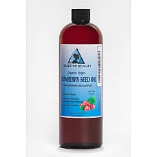 Aceite de semilla de arándano sin refinar orgánico virgen prensado en frío natural puro puro 48 oz