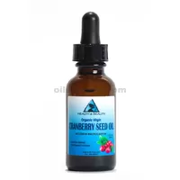 l'huile de pépins de canneberge organique froid vierge pressée non raffiné pur dropp de verre 1,0 oz