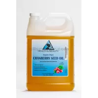Cranberry seed oil unrefined organic virgin cold pressed raw natural pure 7 lb