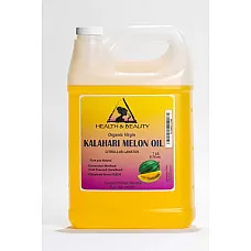 Aceite de semilla de melón Kalahari sin refinar virgen orgánico crudo prensado en frío puro 7 lb