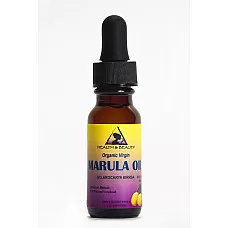 Marula aceite sin refinar virgen orgánico prensado en frío puro gotero de vidrio puro 0.5 oz