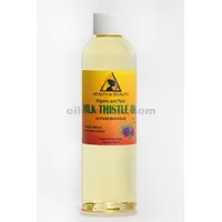 Aceite de semilla de cardo mariano orgánico refinado premium prensado en frío puro natural 4 oz