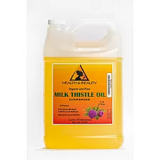 Milk thistle seed oil organic refined premium cold pressed pure natural 7 lb