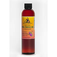 Milk thistle seed oil unrefined organic virgin cold pressed pure natural 8 oz