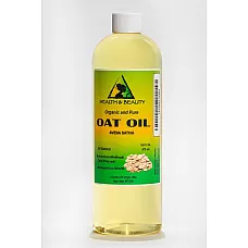 Aceite de avena portador orgánico prensado en frío premium natural fresco 100% puro 16 oz