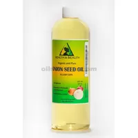 Aceite de semilla de cebolla premium orgánico prensado en frío 100% puro todo natural 48 oz
