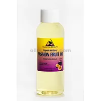 Fruta de la pasión / aceite de maracuja refinado orgánico prensado en frío fresco 100% puro 2 oz