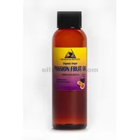Fruta de la pasión / aceite de maracuja virgen orgánico sin refinar prensado en frío puro 2 oz