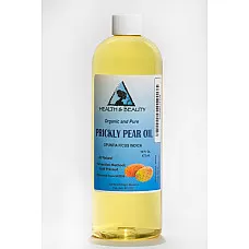Aceite de semilla de higo chumbo orgánico prensado en frío premium 100% puro todo natural 32 oz