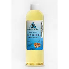 Aceite orgánico refinado con aceite de sacha inchi prensado en frío 100% puro, todo natural 36 oz