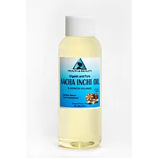 Aceite orgánico refinado con aceite de sacha inchi prensado en frío 100% puro, todo natural 2 oz