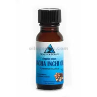 Sacha inchi aceite sin refinar orgánico virgen prensado en frío botella de vidrio puro 0.5 oz
