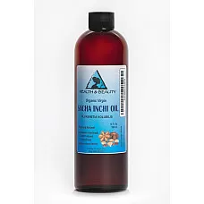 Sacha inchi oil unrefined organic carrier virgin cold pressed natural pure 36 oz