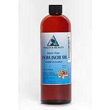 Sacha inchi oil unrefined organic carrier virgin cold pressed natural pure 64 oz