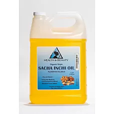 Sacha inchi oil unrefined organic carrier virgin cold pressed natural pure 7 lb