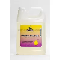 Lactato de sodio 60% de conservante usp natural humectante líquido 100% puro 10 lb