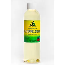 Aceite de semilla de sandía orgánico prensado en frío 100% puro todo natural 4 oz