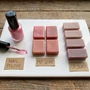 Cloisonne rojo rosa pálido violeta mica colorante en polvo pigmento cosmético grado 4 oz