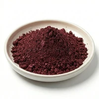 Crucible rojo oscuro rojo granate mica colorante pigmento en polvo grado cosmético 4 oz