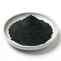 Sombra de ojos de lujo en polvo de pigmento colorante mica de lujo negro 1 oz