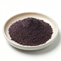 Blackstar rojo ciruela marrón lujo mica colorante pigmento polvo cosmético grado 1 oz