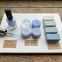 poudre de pigment colorant bleu mica de luxe bleu ciel clair de la glace de qualité cosmétique 4 oz