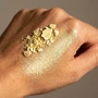 Luisante poudre de pigment colorant mica de luxe jaune or qualité cosmétique 1 oz