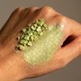 Green apple luxury mica colorant pigment powder cosmetic grade 2 oz