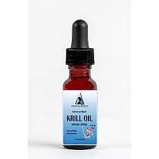 Aceite de krill antártico natural por h & b oil center gotero de vidrio anti envejecimiento 0.5 oz