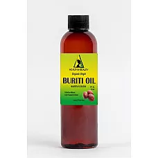 Buriti exotic fruit oil sin refinado orgánico en frío presionado 4 oz
