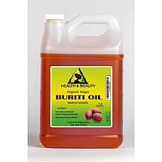 Buriti exotic fruit oil sin refinado orgánico en frío presionado 7 lb