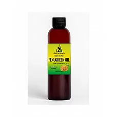 Fenogreco / aceite portador de methi orgánico prensado en frío puro grado terapéutico 4 oz