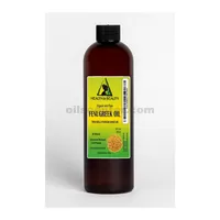 Huile de support de fenugrec / méthi biologique pressée à froid pure catégorie thérapeutique 48 oz