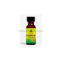 Bouteille en verre pur pressée à froid organique d'huile de support de fenugrec / méthi 0,5 oz