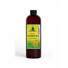 Fenogreco / aceite portador de methi orgánico prensado en frío puro grado terapéutico 32 oz