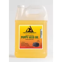Poppy seed oil refined organic cold pressed 100% pure natural 7 lb