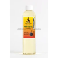 Aceite de semilla de amapola orgánico refinado prensado en frío 100% natural puro 8 oz
