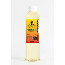 Aceite de semilla de amapola orgánico refinado prensado en frío 100% natural puro 8 oz