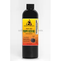 Poppy seed oil unrefined organic virgin cold pressed 100% pure natural 12 oz