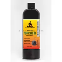 Poppy seed oil unrefined organic virgin cold pressed 100% pure natural 16 oz